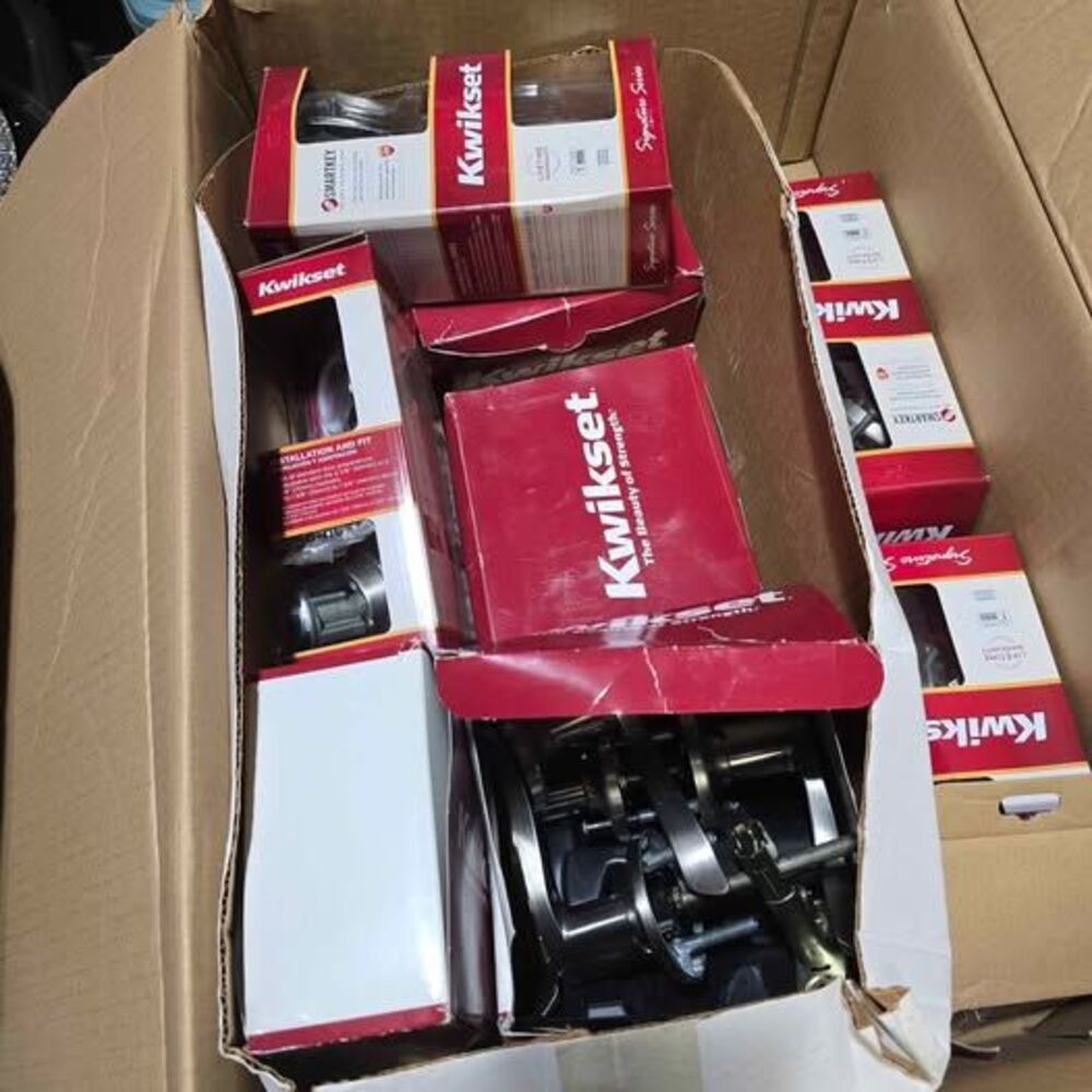 8 Sets Exterior Lever Door Hardware KwikSet
